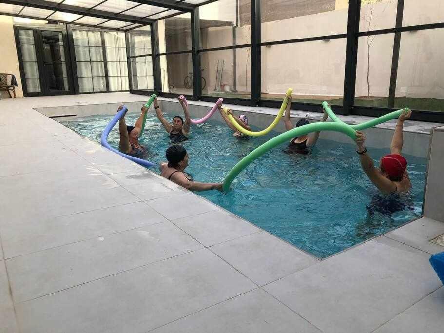 Alojamiento El Pez Casa Con Piscina Climatizada Villafranca de los Caballeros 外观 照片